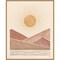 Mid Century Landscape I by Janelle Penner 23-in. W x 28-in. H. Canvas Wall Art Print Framed in Natural
